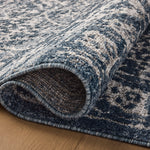 Magnolia Home by Joanna Gaines x Loloi Gigi Navy / Stone Rug 0-RUGS-patterned Loloi