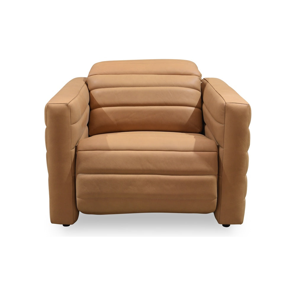 Jenson Power Recliner Chair Furniture - Occasional Chairs Moe's Furniture Brown