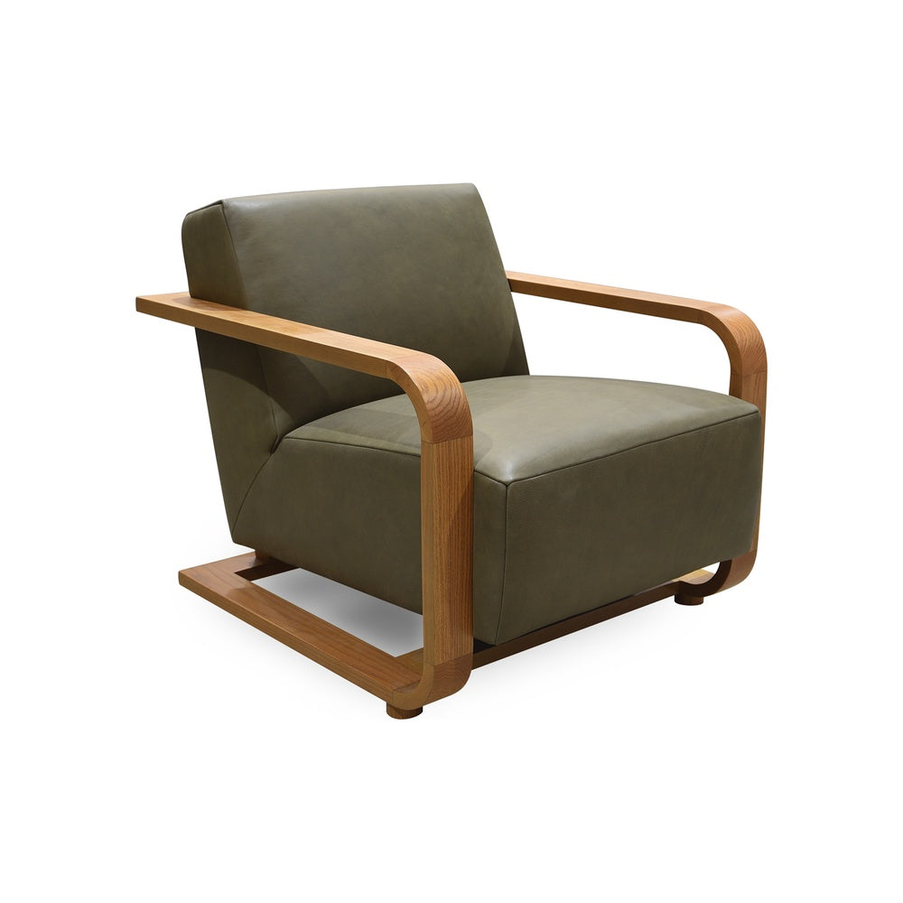 Eckerman Lounge Chair FURNITURE - lounge chair Moe's Furniture Green