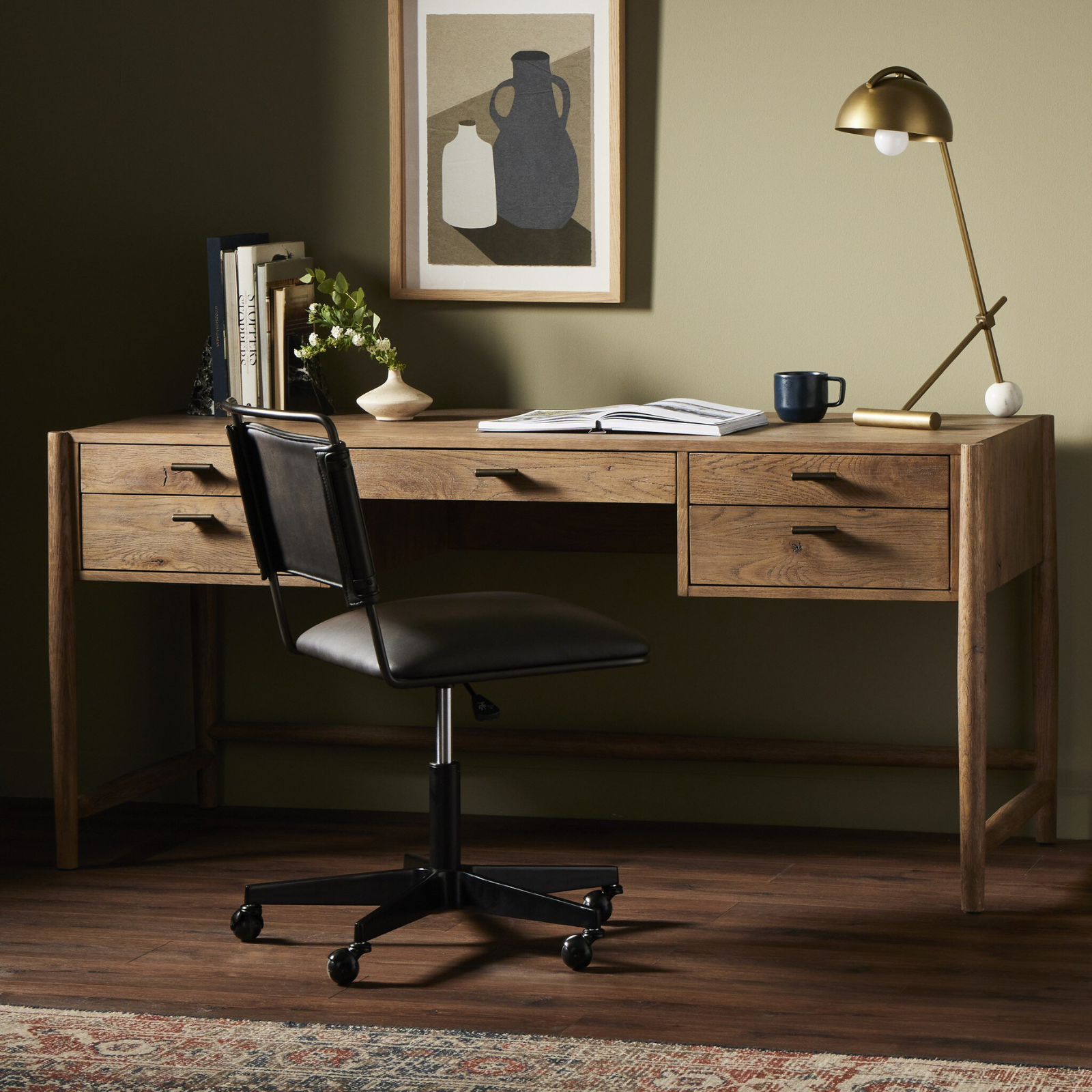 Glen Desk FURNITURE - desk Four Hands