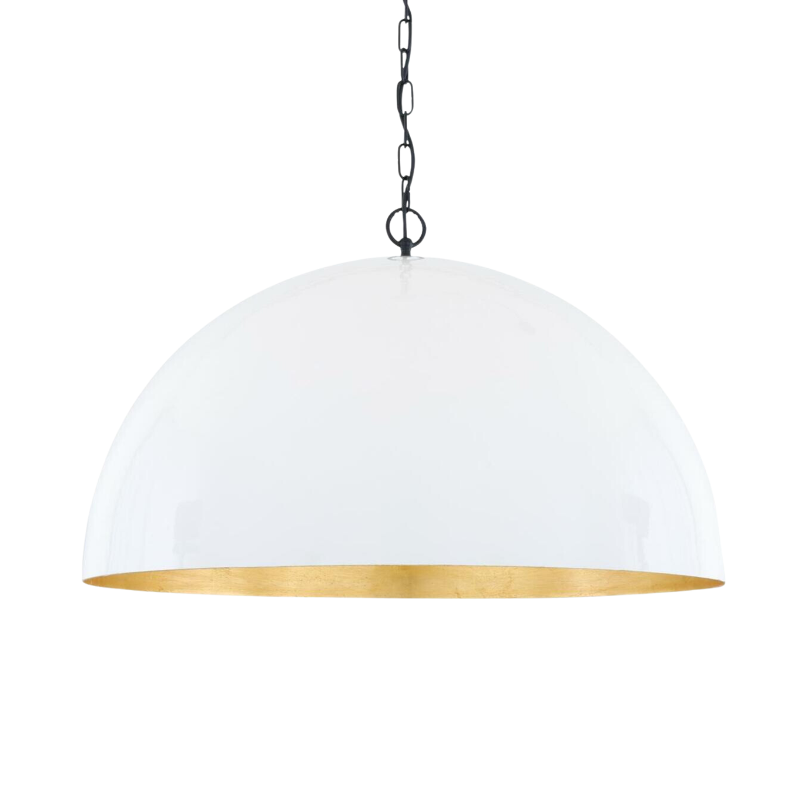 Goma White and Gold Leaf Pendant LIGHTING - pendant Mullan Lighting