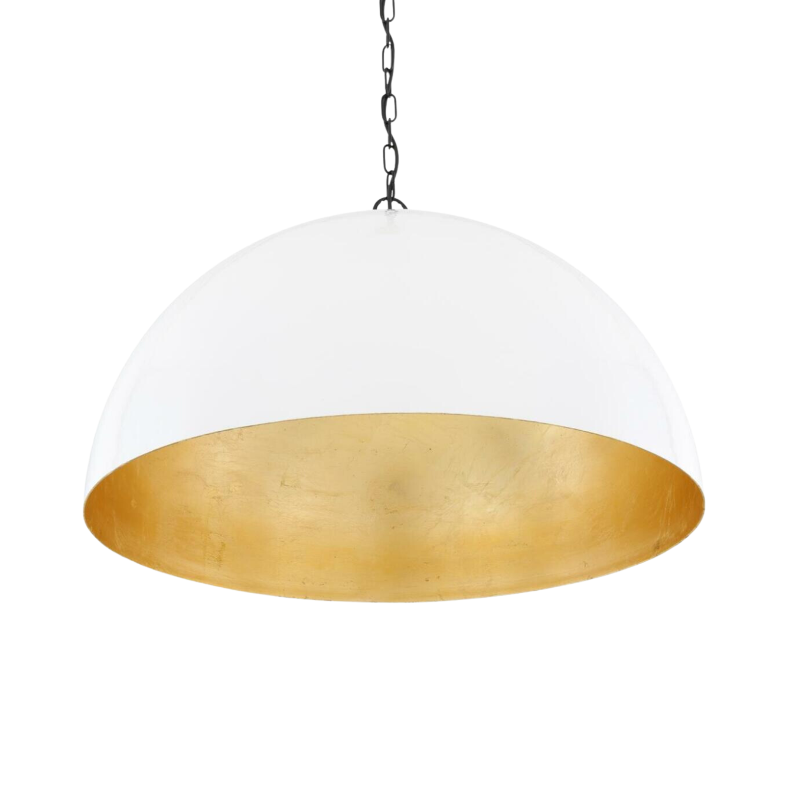 Goma White and Gold Leaf Pendant LIGHTING - pendant Mullan Lighting