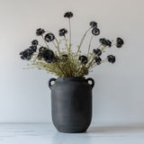 Burnt Terracotta Pot with Loop Handles vase Indaba