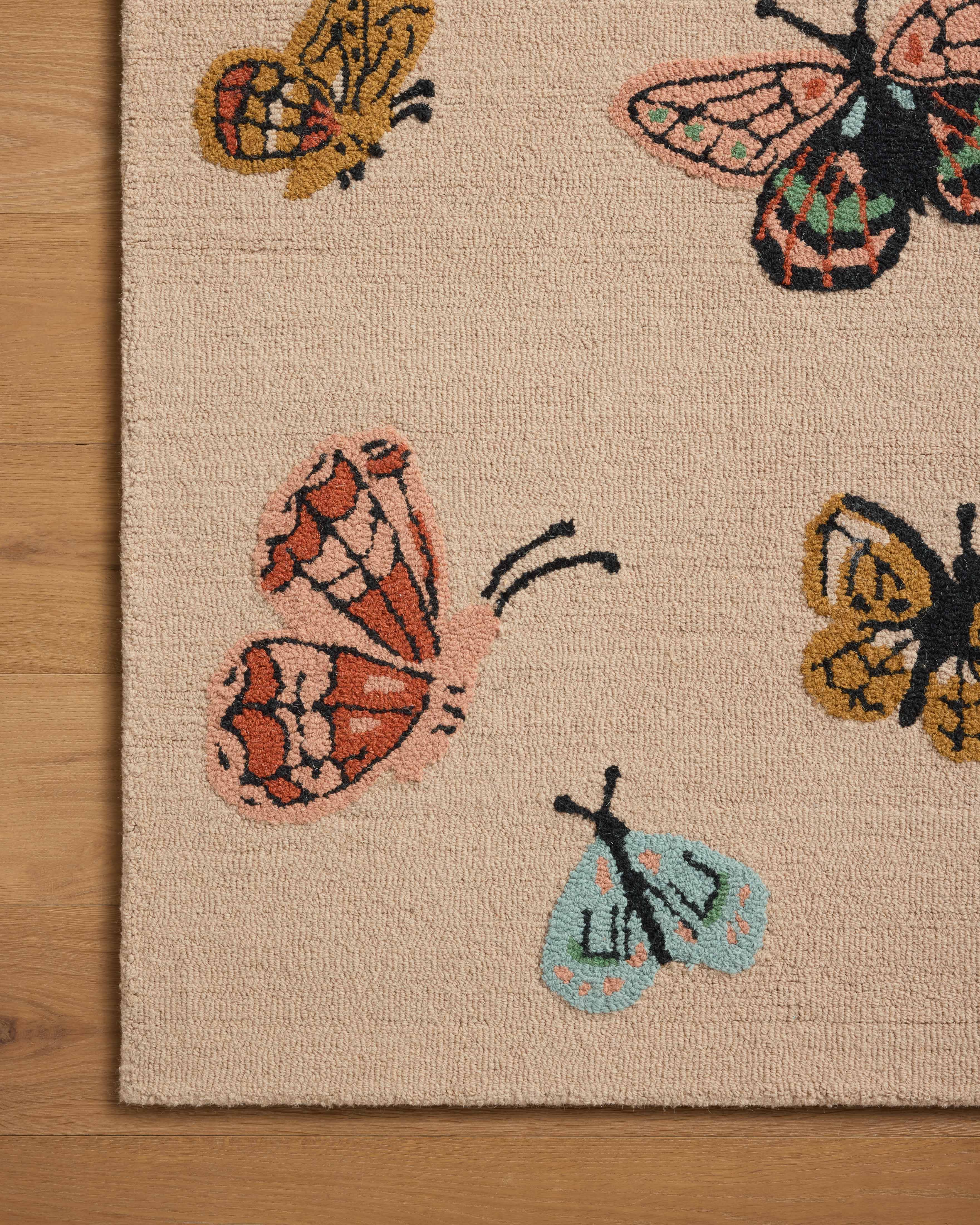 Rifle Paper Co. x Loloi Highgrove Blush Rug RUGS - wool Loloi