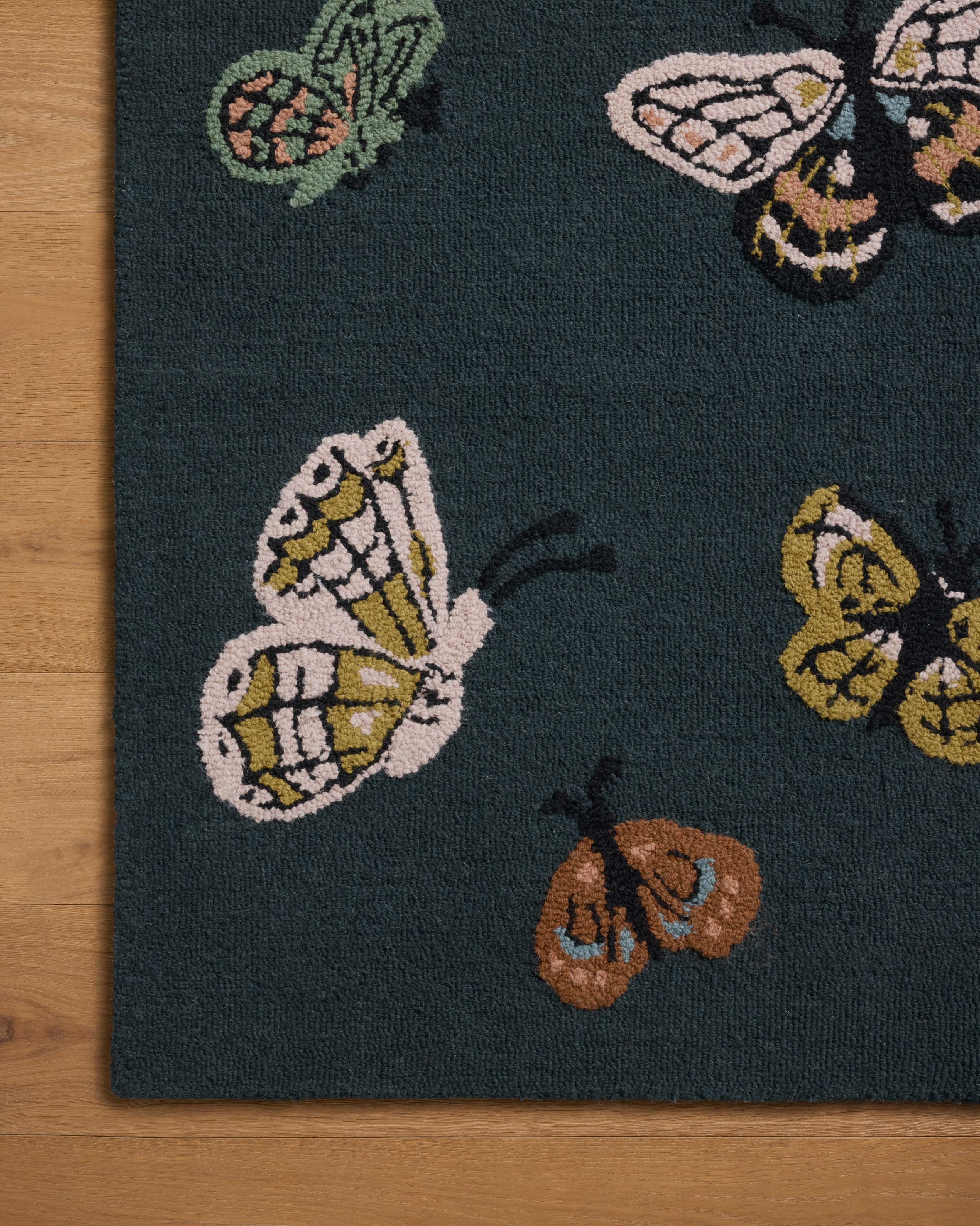 Rifle Paper Co. x Loloi Highgrove Teal Rug RUGS - wool Loloi
