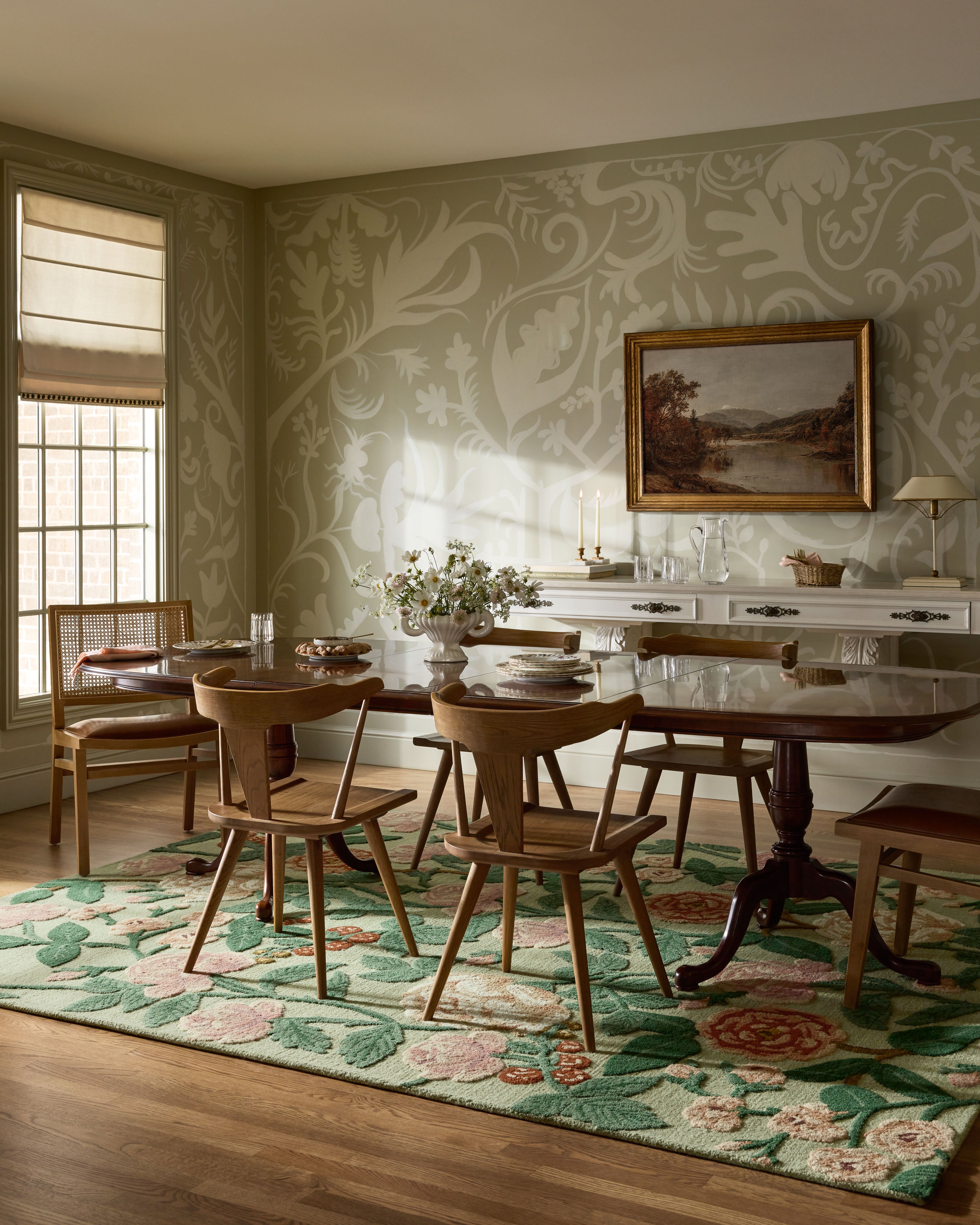 Rifle Paper Co. x Loloi Highgrove Mint Rug RUGS - wool Loloi