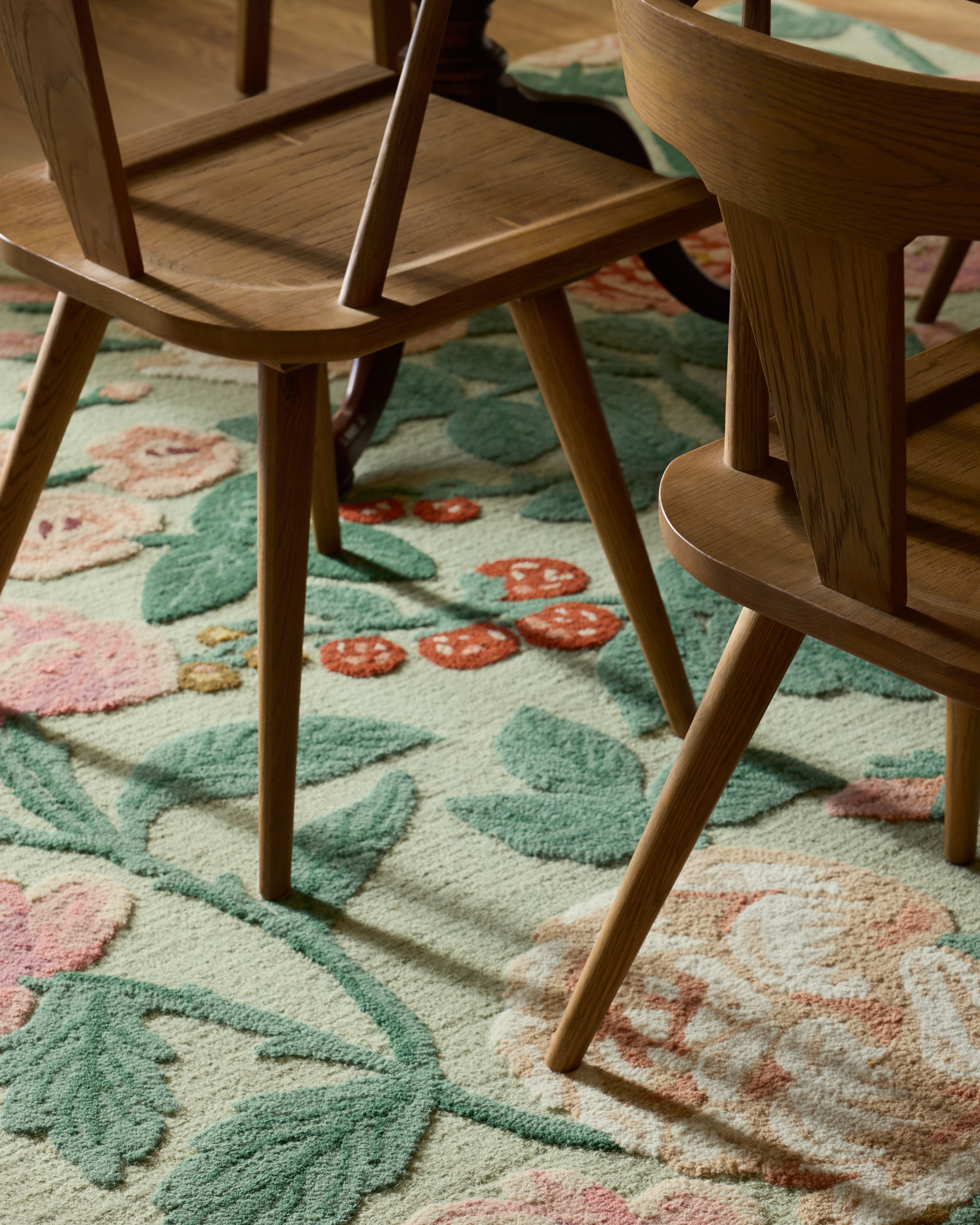 Rifle Paper Co. x Loloi Highgrove Mint Rug RUGS - wool Loloi