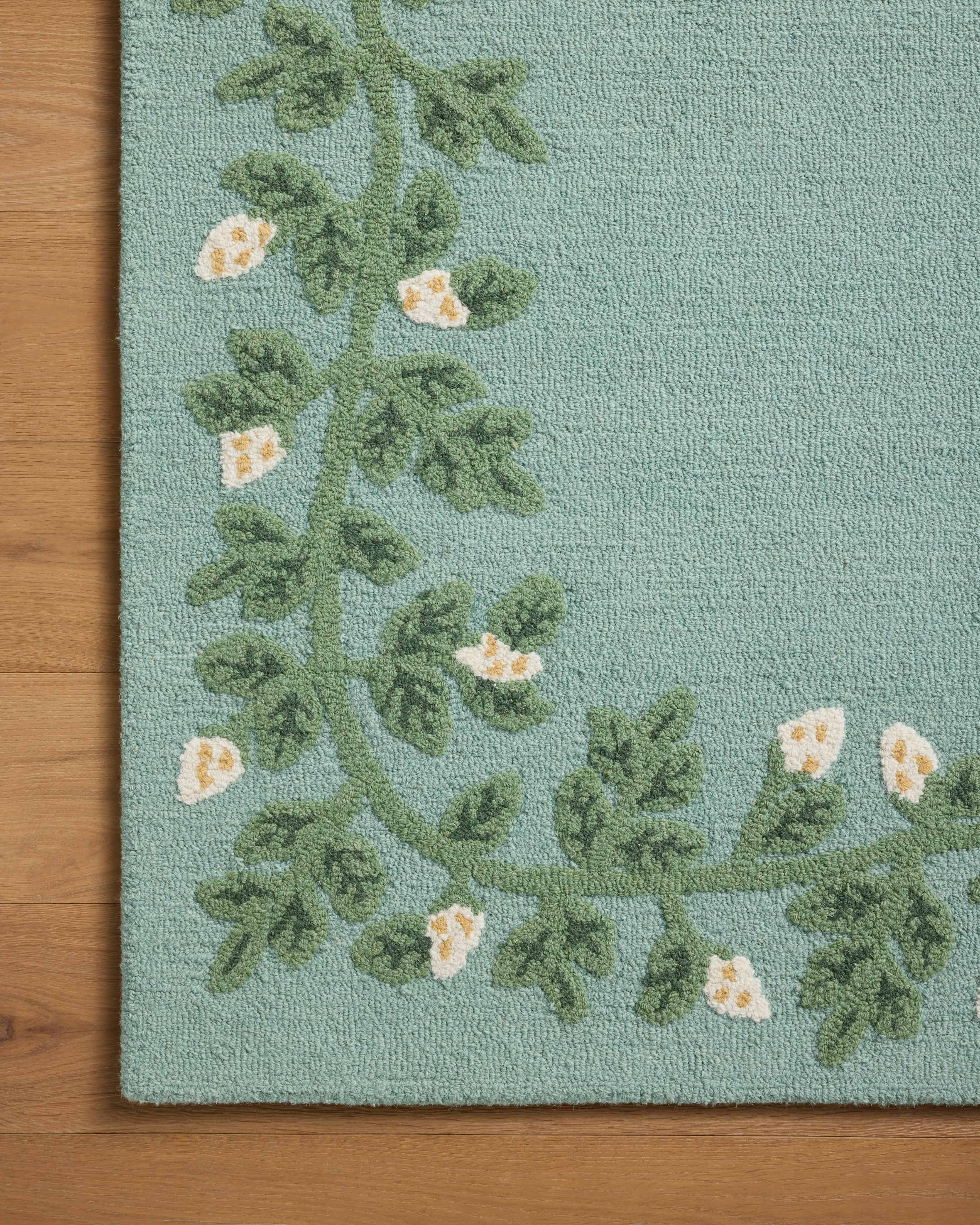Rifle Paper Co. x Loloi Highgrove Blue Rug RUGS - wool Loloi