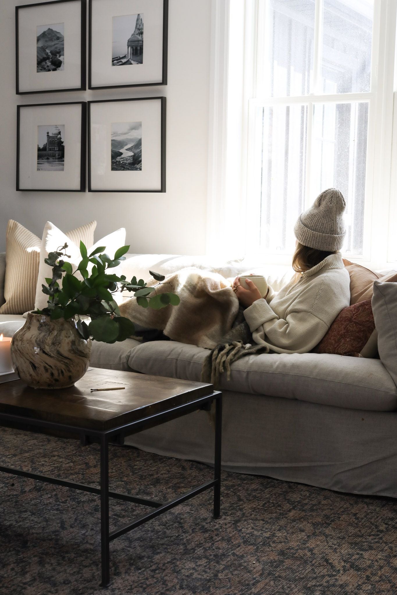 Hanna 90" Sofa - Nimbus 1 - FURNITURE - sofa Four Hands