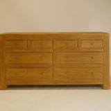 Ronan Reclaimed Wood Dresser- Natural 5-VINTAGE-cabinet Hauer Market