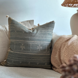Dusk Tussar Fringe Pillow Cover 00-1 - PILLOWS - Tussar - neutral Rug & Weave Pillows