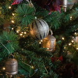 Round Paper Mache Ornament with Tassel CHRISTMAS 2023 Creative Co-op (DYA)