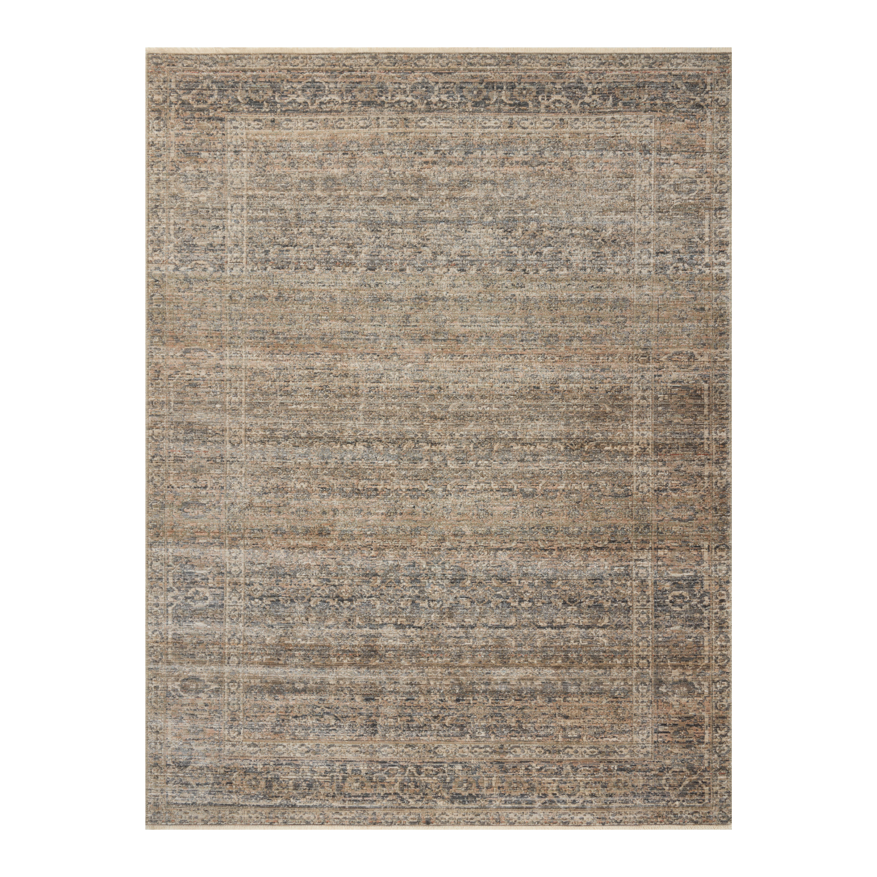 FLOOR MODEL - Amber Lewis x Loloi Molly Navy / Blush Rug - 8'6" x 12' RUGS - floor model Loloi