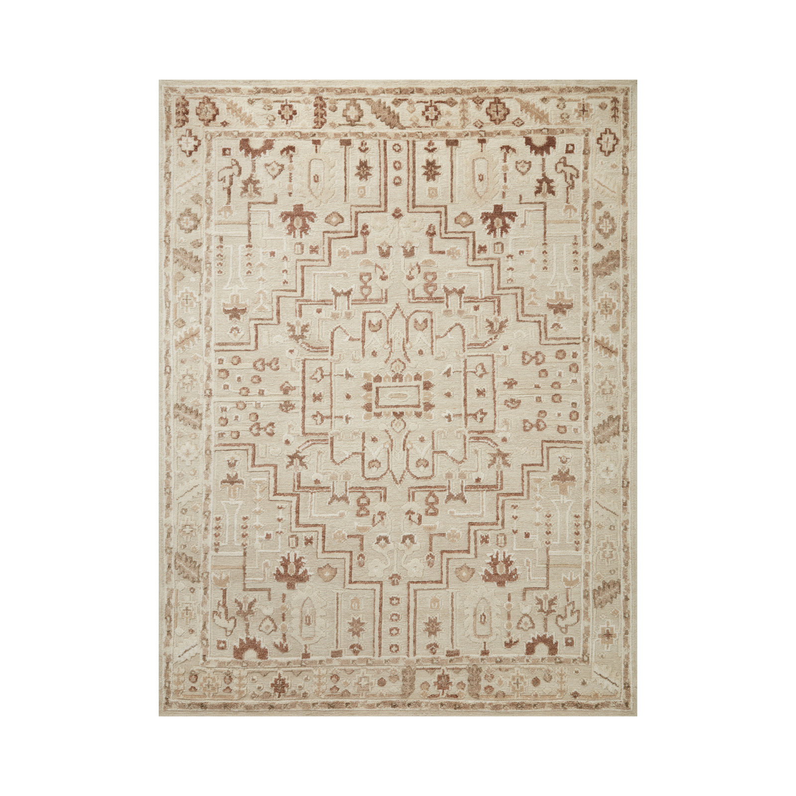 Magnolia Home by Joanna Gaines x Loloi Ingrid Ivory / Earth Rug 0-RUGS-patterned Loloi