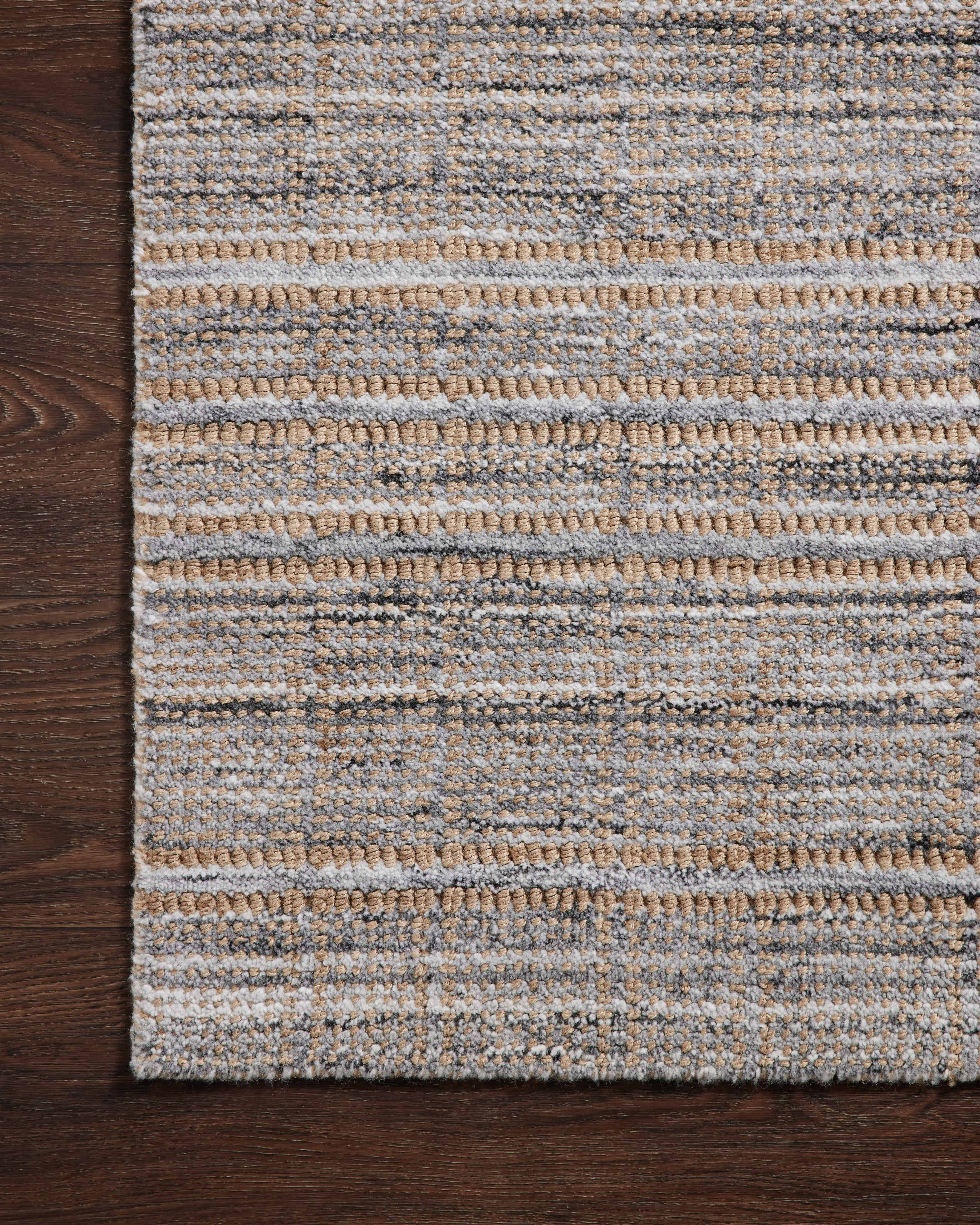 Loloi Jamie Natural / Slate Rug - Rug & Weave