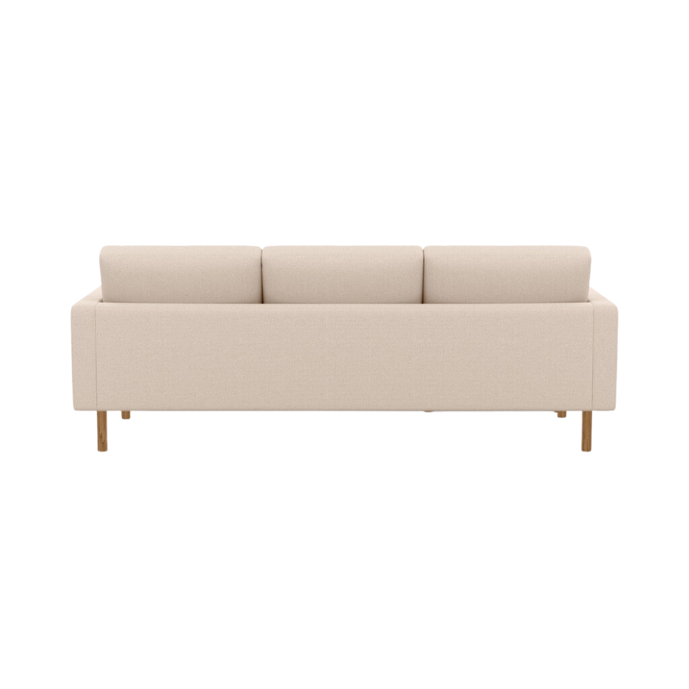 Joan 87" Two-Piece Sectional Sofa With Extended Seat - Panama Natural 2 - FURNITURE - sectional EQ3