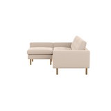 Joan 87" Two-Piece Sectional Sofa With Extended Seat - Panama Natural 2 - FURNITURE - sectional EQ3