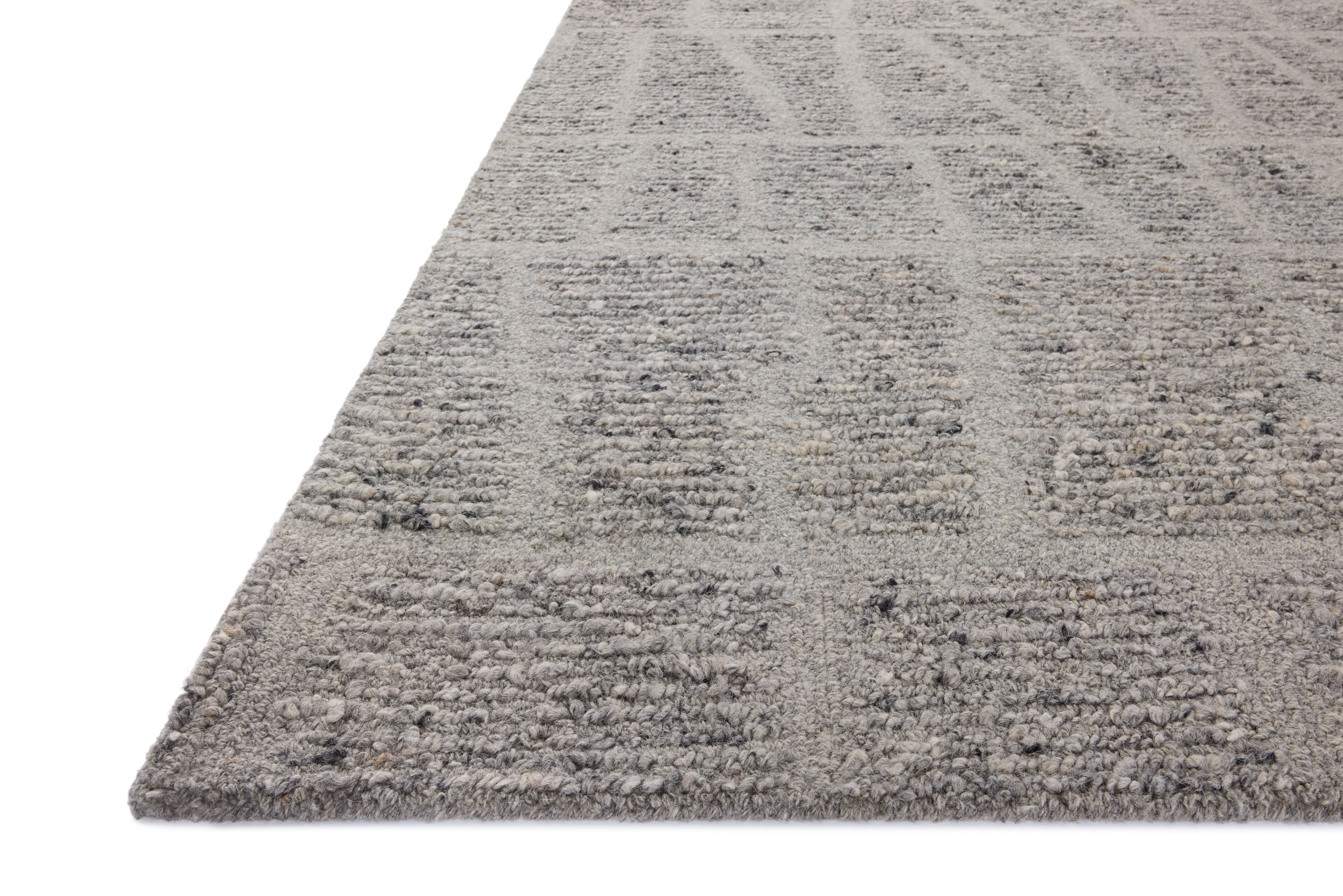 Magnolia Home by Joanna Gaines x Loloi Jones Slate Rug 0-RUGS-wool Loloi