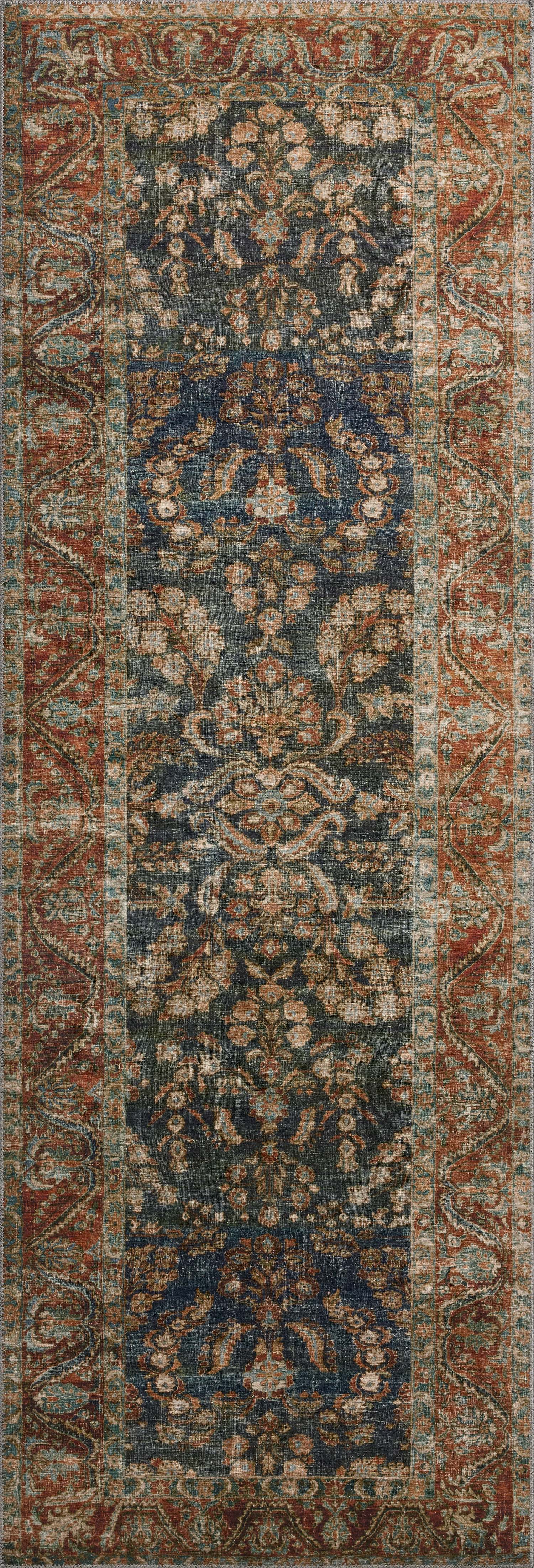IN STORE - Loloi Jules Ocean / Spice Rug IN STORE - Rugs Loloi