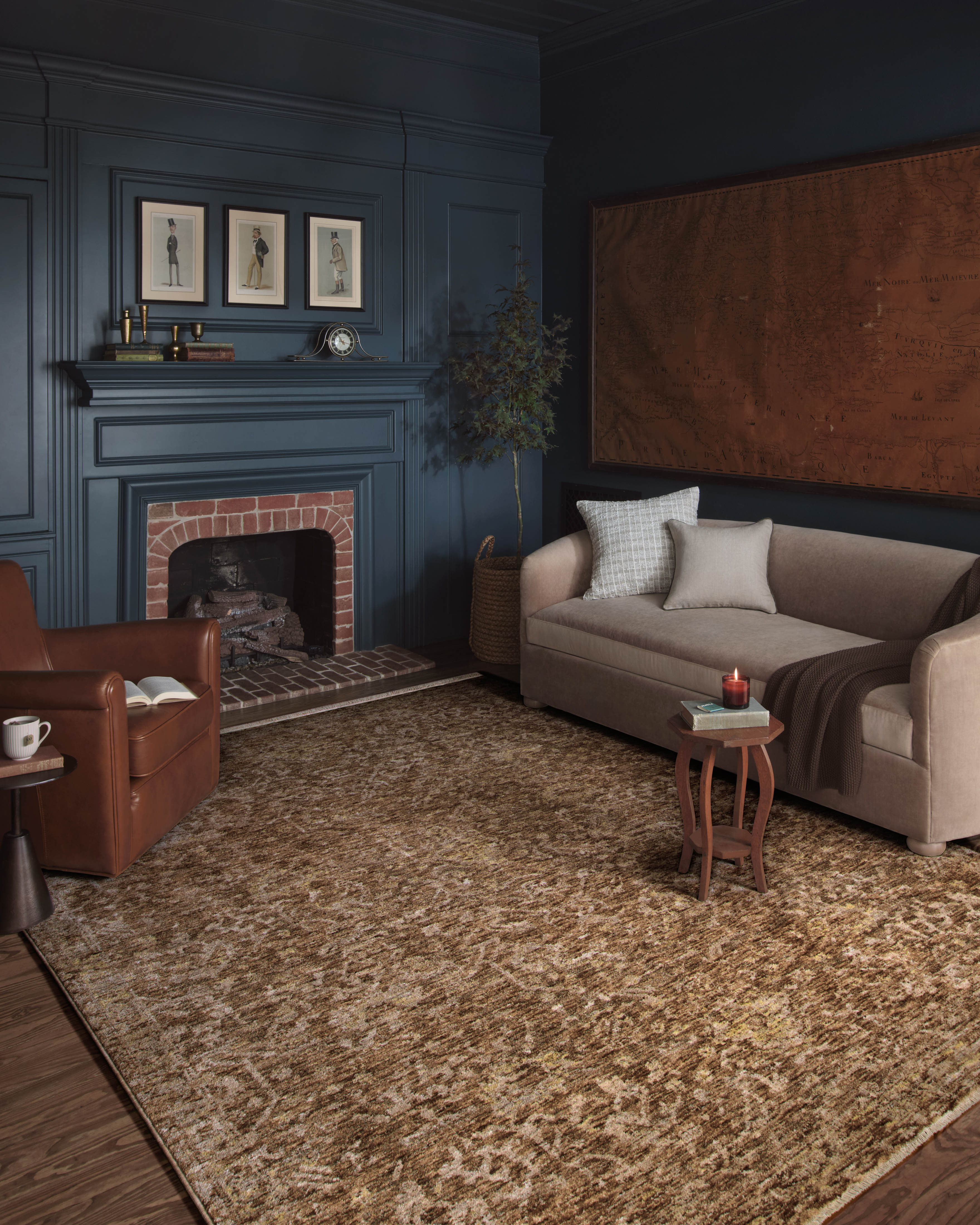 Magnolia Home by Joanna Gaines x Loloi Junie Clay / Natural Rug RUGS - vintage inspired Loloi