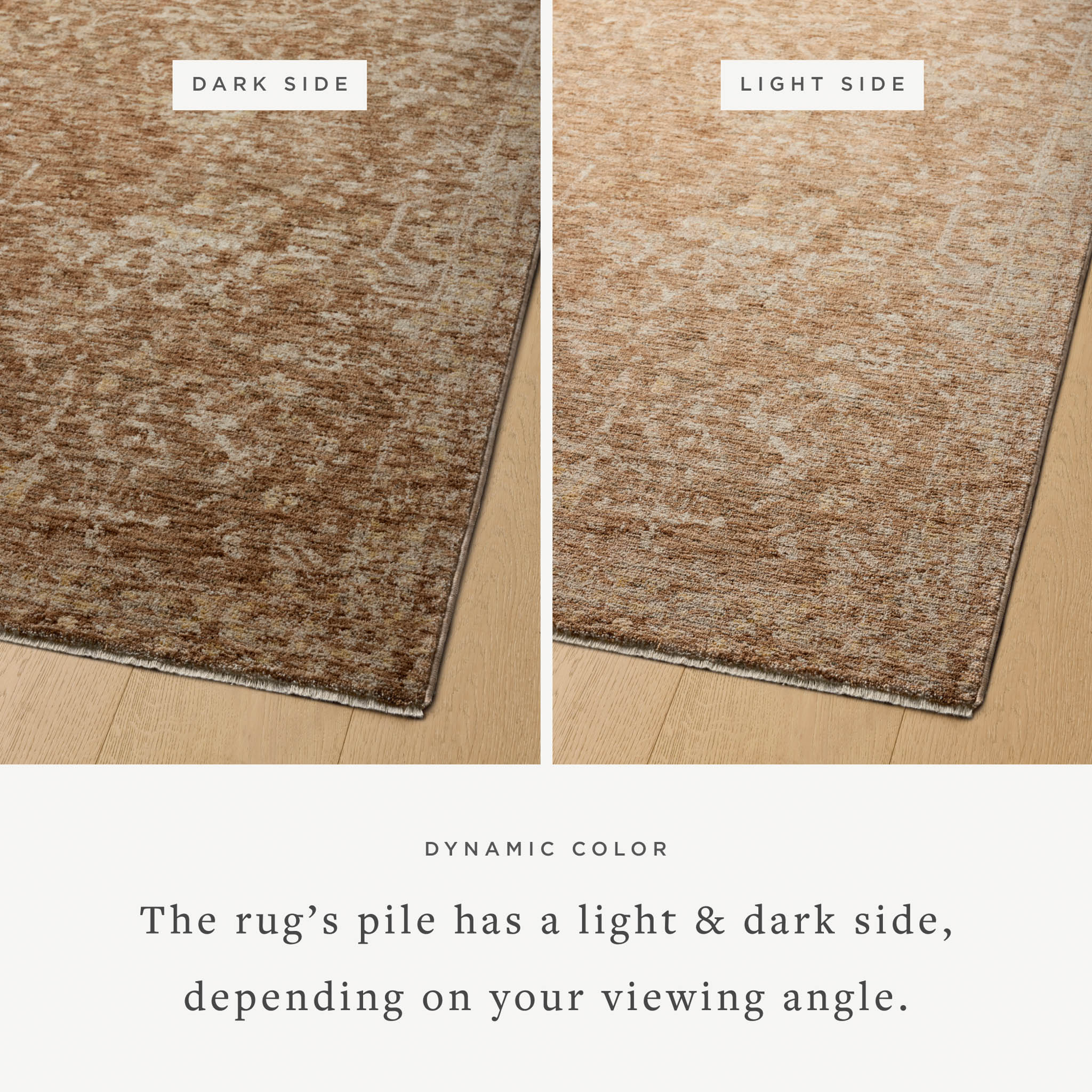 Magnolia Home by Joanna Gaines x Loloi Junie Clay / Natural Rug RUGS - vintage inspired Loloi