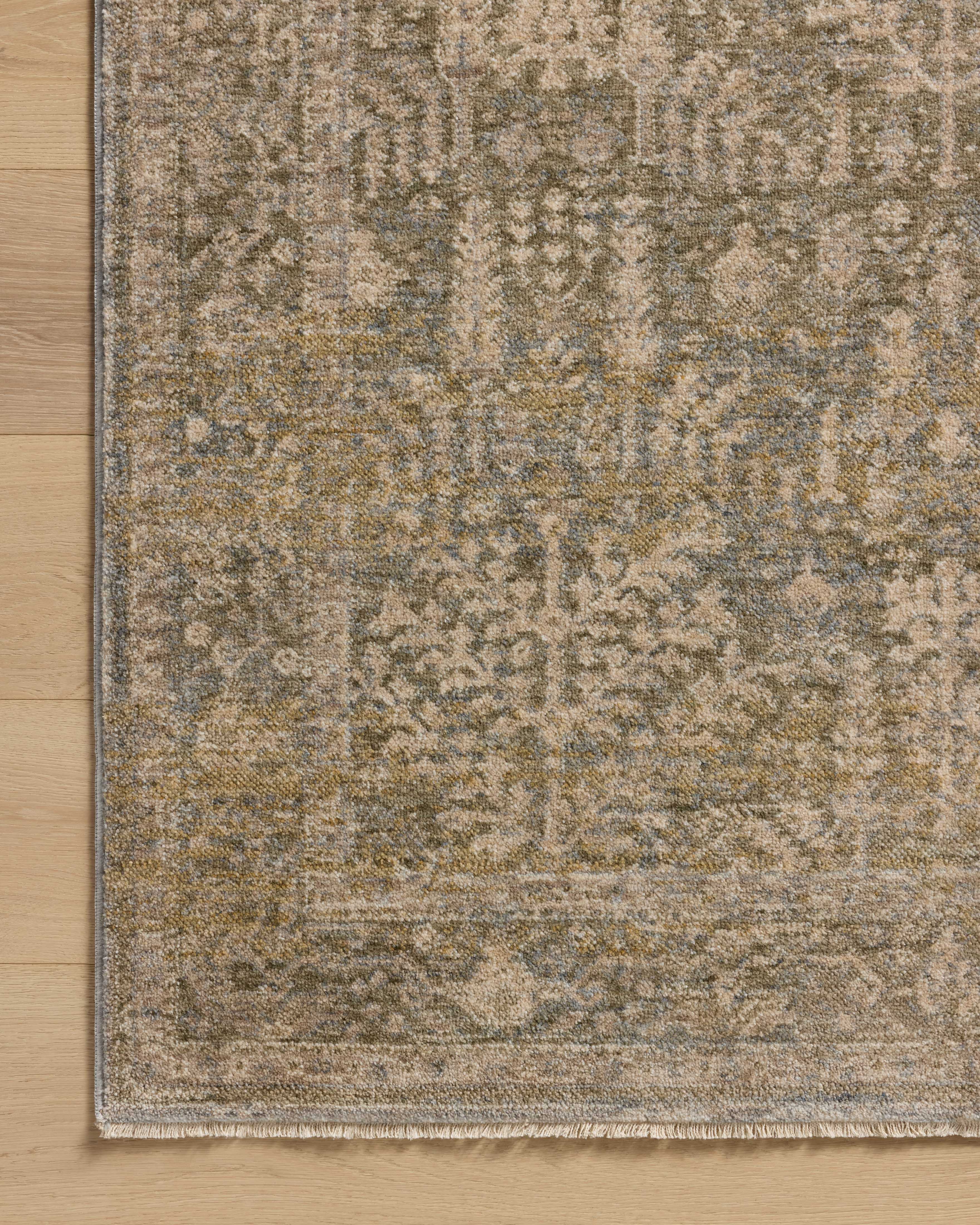 Magnolia Home by Joanna Gaines x Loloi Junie Moss / Natural Rug RUGS - vintage inspired Loloi
