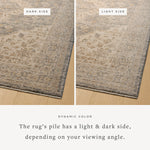 Magnolia Home by Joanna Gaines x Loloi Junie Denim / Natural Rug RUGS - vintage inspired Loloi