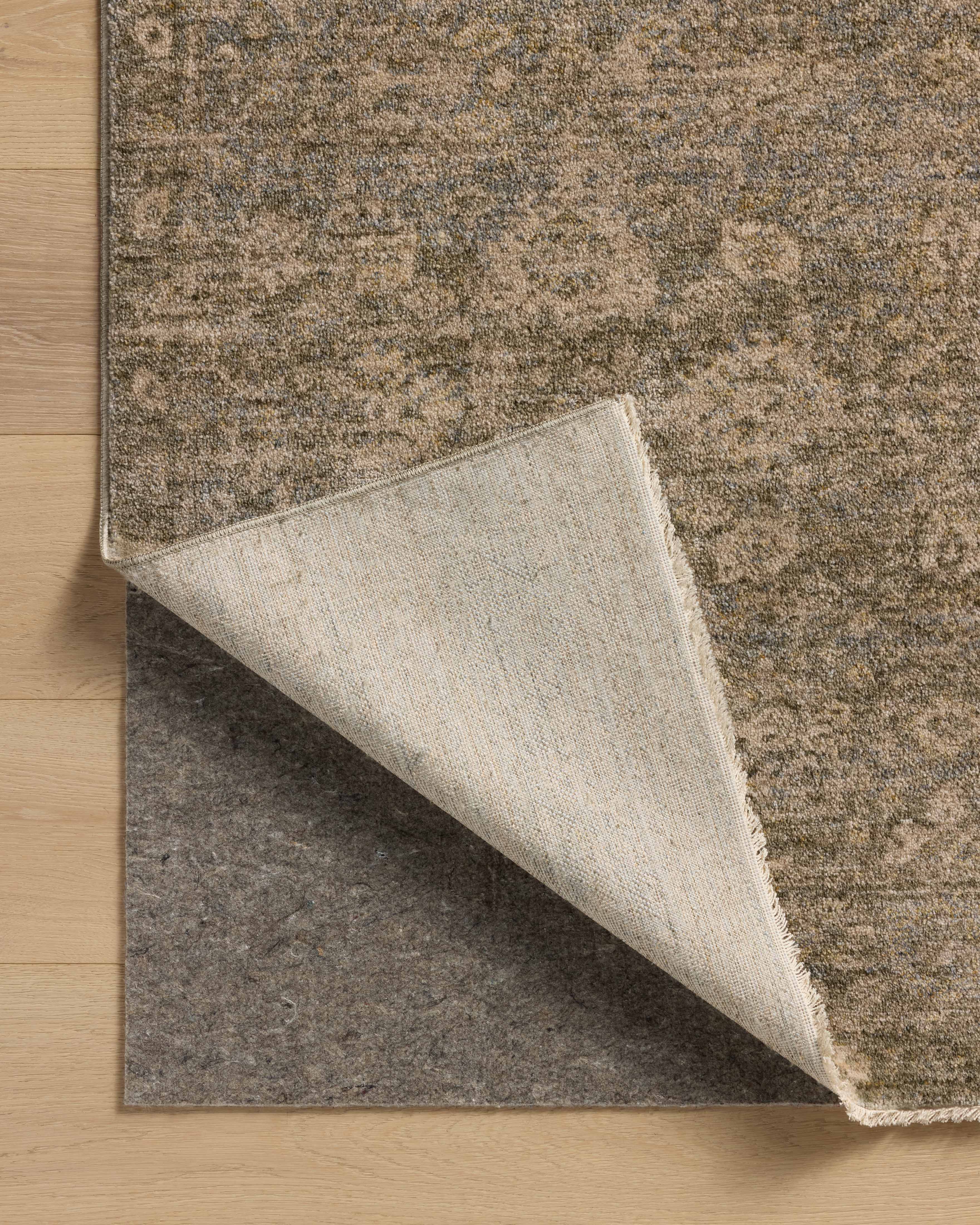 OVERSTOCK RUG - Magnolia Home by Joanna Gaines x Loloi Junie Lagoon / Natural Rug - 5'3" x 5'3" Round IN STORE - Sale Rugs Loloi