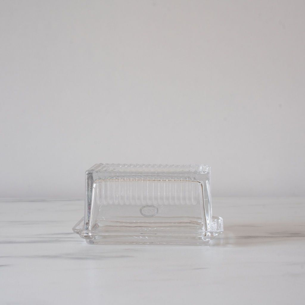 Glass Covered Butter Dish butter dish Abbott Collection