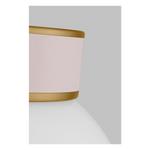 Monroe Semi Flush Mount LIGHTING - ceiling fixture Visual Comfort