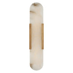 Melange 20" Elongated Sconce LIGHTING - sconce Visual Comfort Antique-Burnished Brass