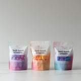 Bath Bomb Crumble bath bomb Small Batch Soaps (Faire)