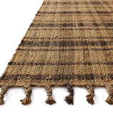 Magnolia Home by Joanna Gaines x Loloi Louie Natural / Espresso RUGS - jute Loloi