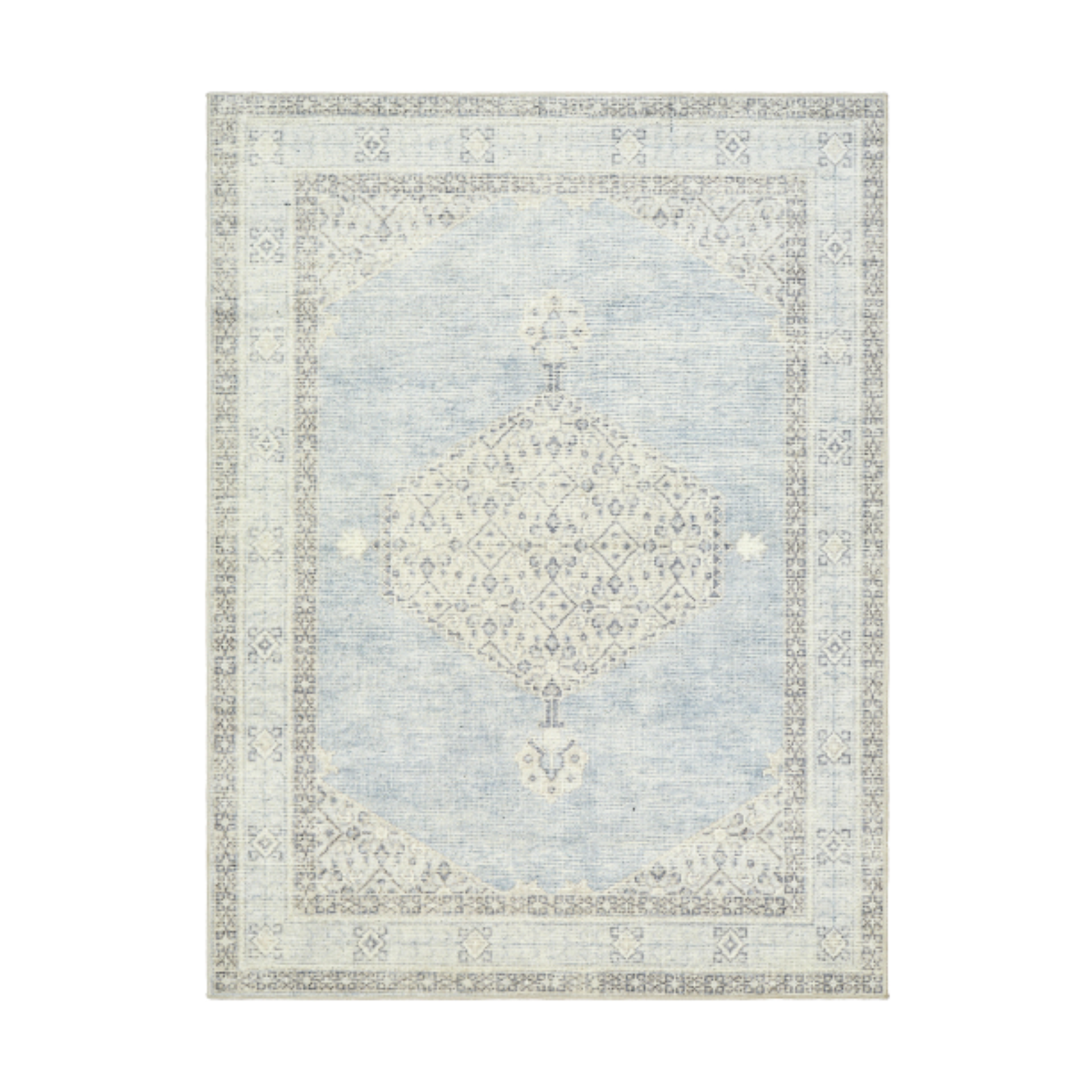 Becki Owens Lila Denim Rug 0-RUGS-patterned Surya