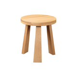 Lindy Accent Stool 4 - a - FURNITURE - accent table Moe's Furniture Natural Oak