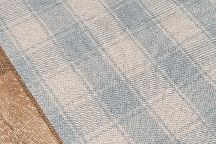 Marlby Tartan Lt. Blue Rug 0-rugs-wool Momeni