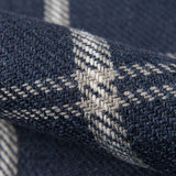 Marlby Plaid Navy Rug 0-rugs-wool Momeni