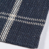 Marlby Plaid Navy Rug 0-rugs-wool Momeni