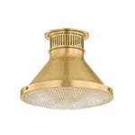 Highclere Flush Mount LIGHTING - Flush Mount Hudson Valley Lighting Aged Brass Small