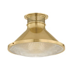 Highclere Flush Mount LIGHTING - Flush Mount Hudson Valley Lighting Aged Brass Medium