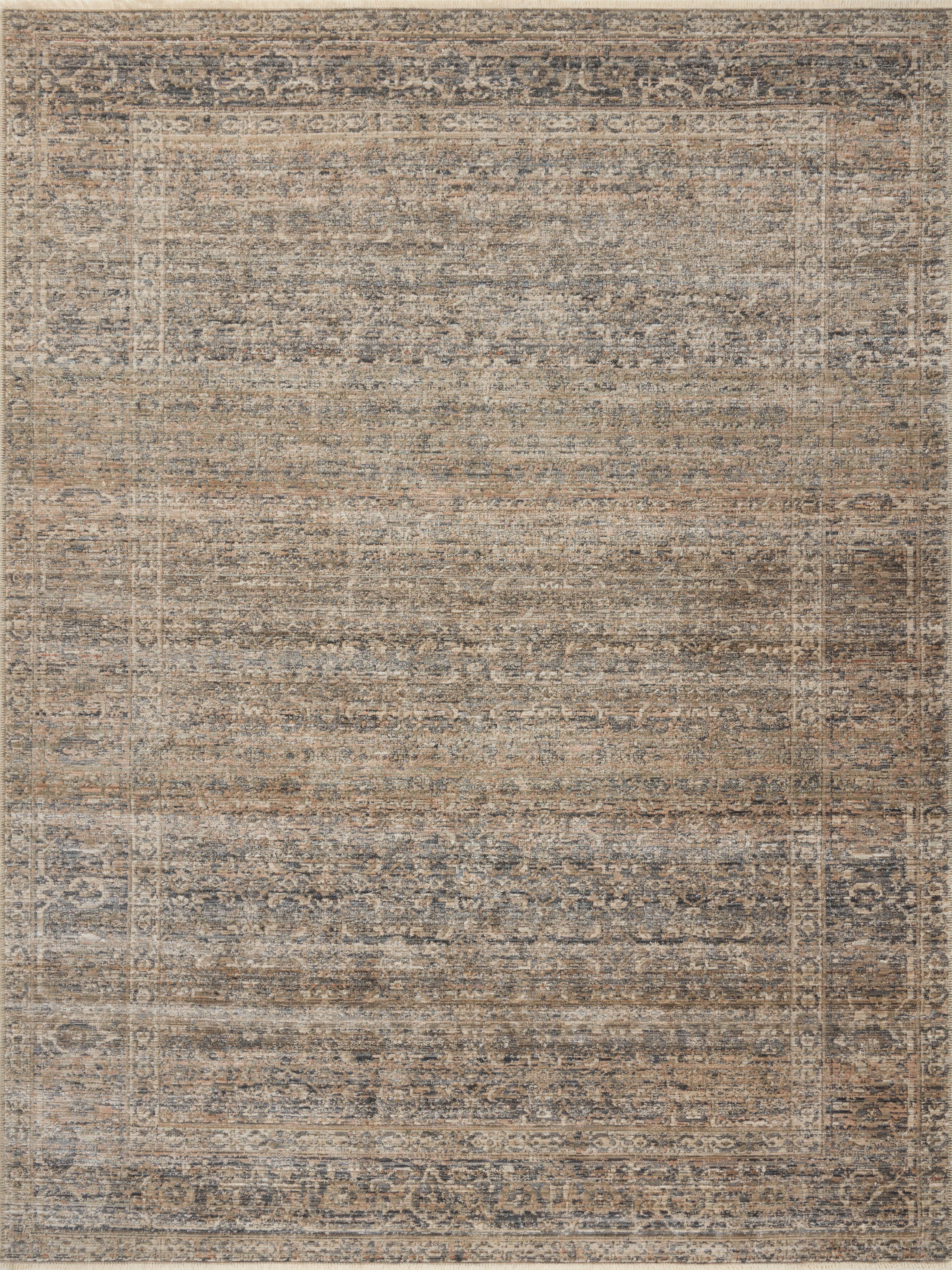 FLOOR MODEL - Amber Lewis x Loloi Molly Navy / Blush Rug - 8'6" x 12' RUGS - floor model Loloi