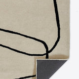 Siena Black / White Rug 0-rugs-wool Momeni