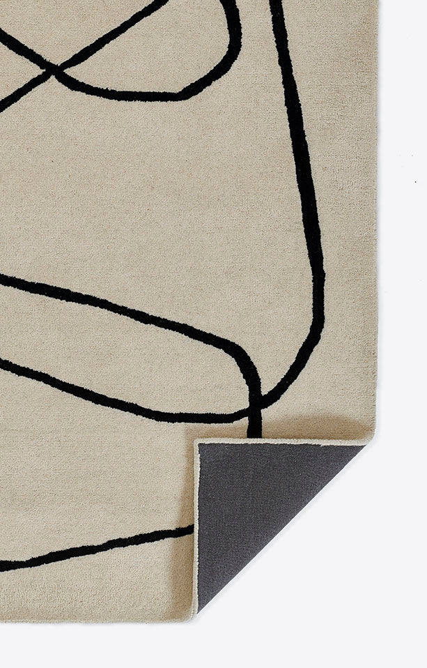 Siena Black / White Rug 0-rugs-wool Momeni