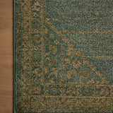 Magnolia Home by Joanna Gaines x Loloi Mona Aqua / Wheat Rug 0-RUGS-jute Loloi