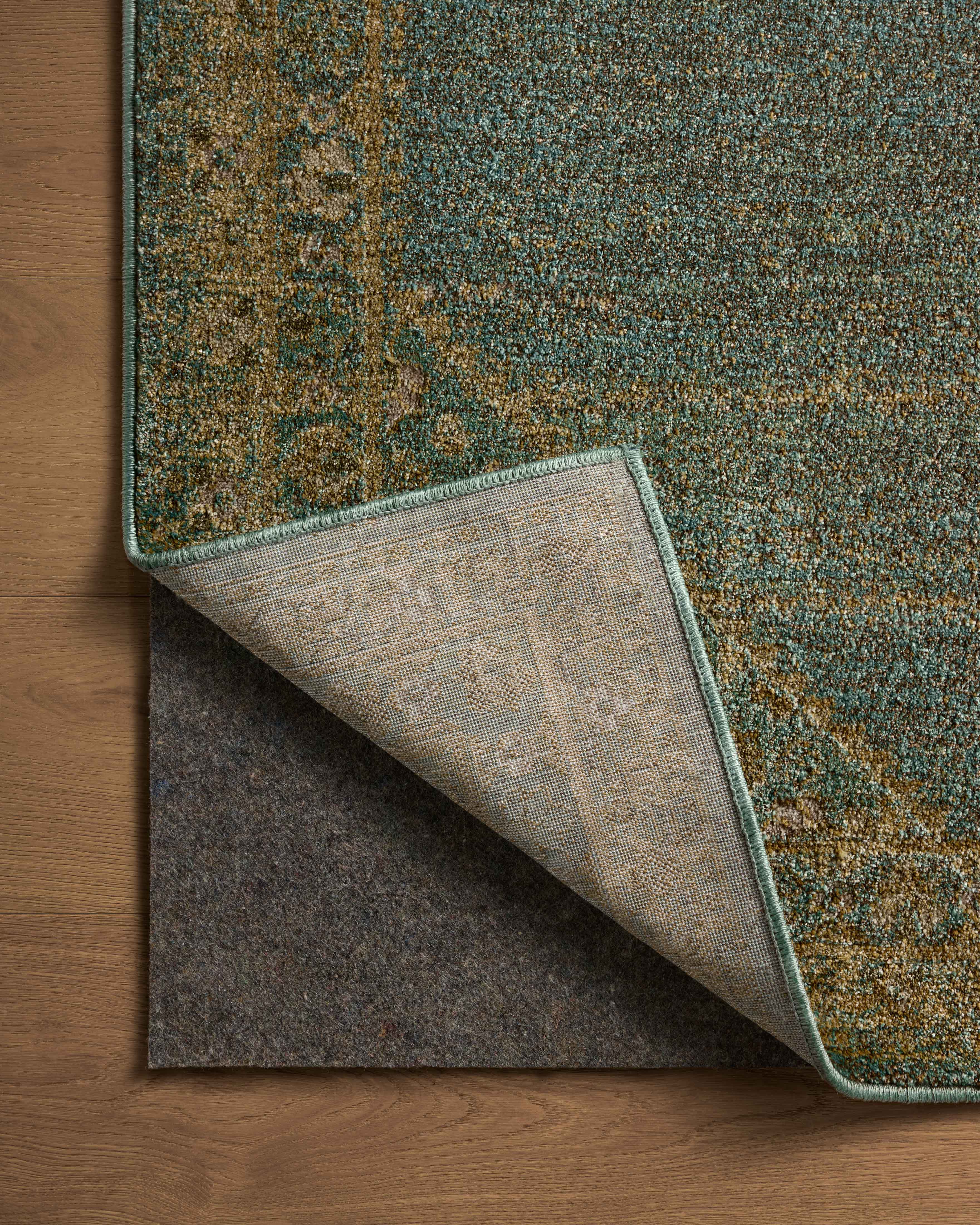 Magnolia Home by Joanna Gaines x Loloi Mona Aqua / Wheat Rug 0-RUGS-jute Loloi