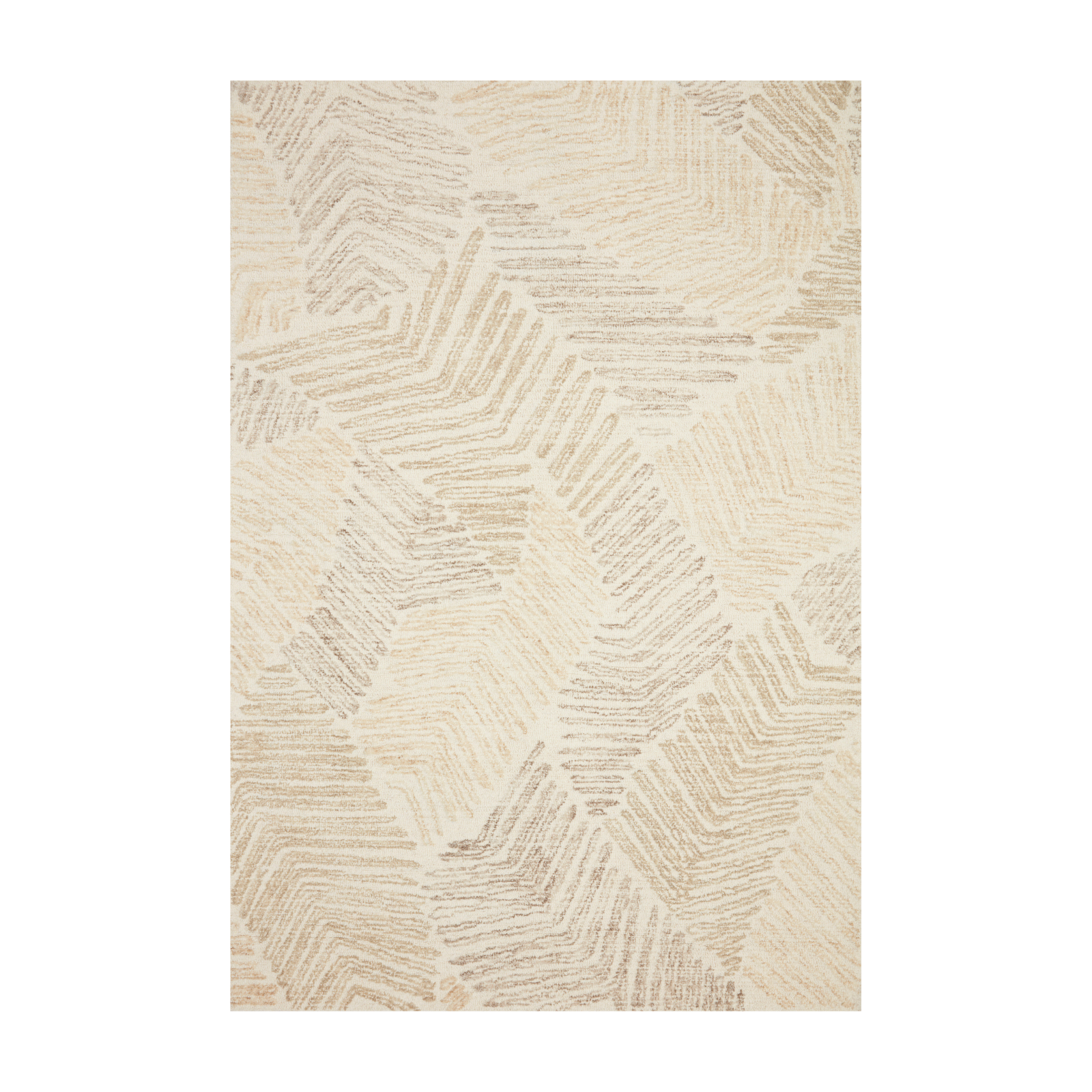 Loloi Milo Olive / Natural Rug 0-RUGS-wool Loloi