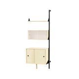 Gus* Branch Multi Storage Unit Add-On FURNITURE - cabinets Gus Black Upright / Black Bracket / Blonde Wood