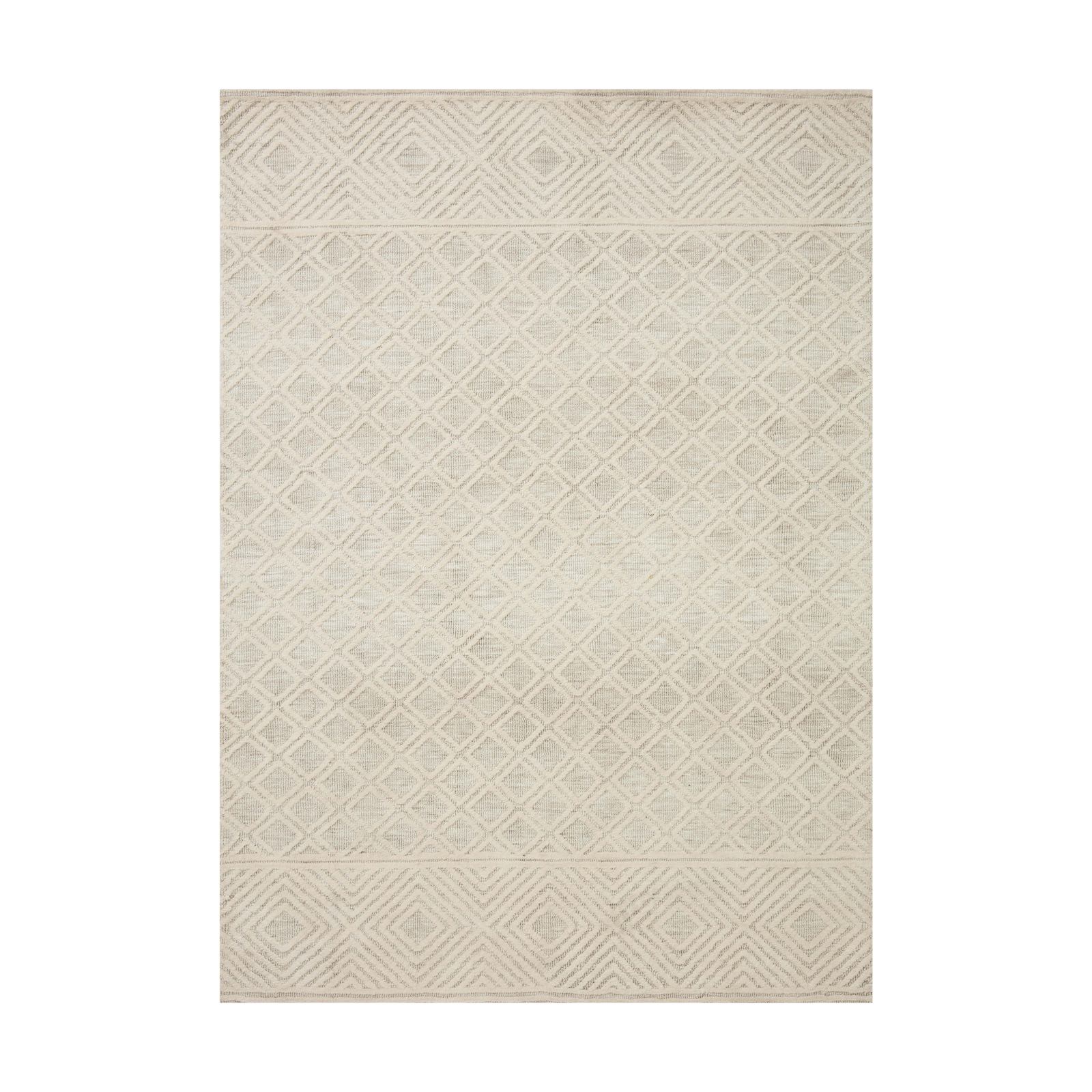Loloi Neda Ivory / Natural Rug 2-RUGS-patterned Loloi