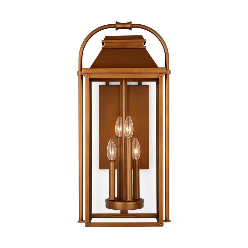 Wellsworth Large Lantern LIGHTING - outdoor fixture Visual Comfort Natural Copper