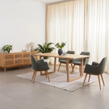 Edison Dining Table 9 - b - FURNITURE - dining table - rectangle LH IMPORTS